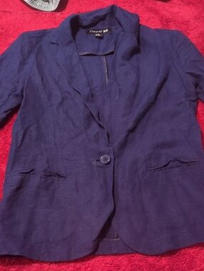 Forever 21 Navy Single-Button Women's Blazer